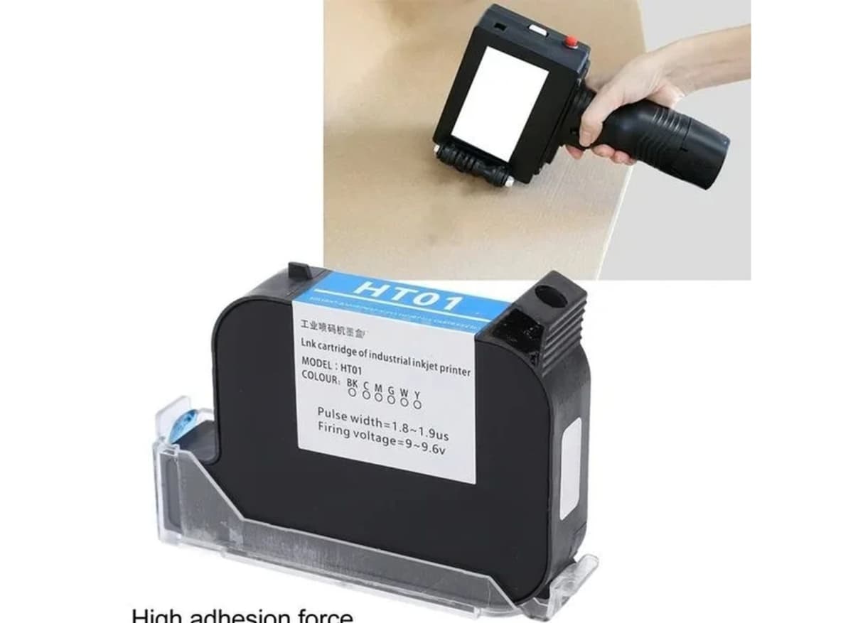 Sənaye mürəkkəb kartrici HT01 12.7 mm