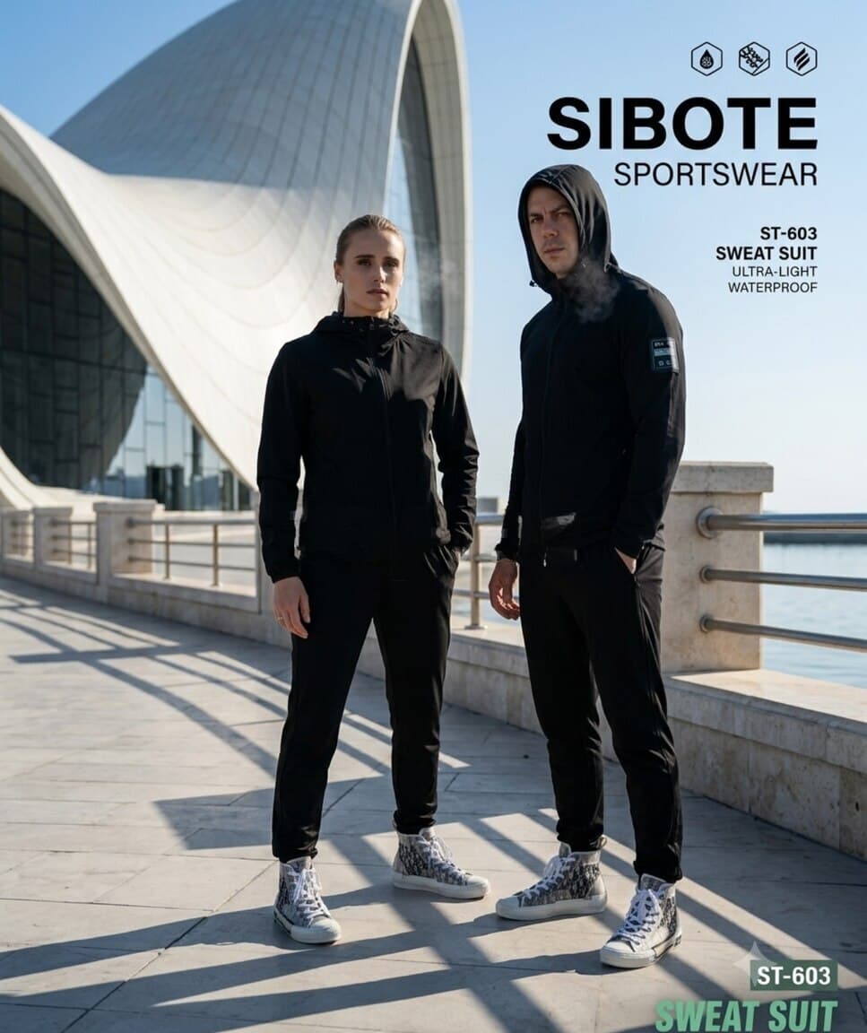 Sibote ST-603 Arıqladıcı Sauna İdman Kostyumu