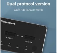 SSD Docking Station Blueendless M.2 SATA Dual-Bay — şəkil 6