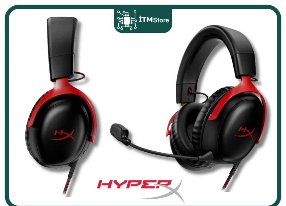 Oyun qulaqlığı HyperX Cloud 3 Red