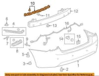 Arxa bufer orta salacqası Chevrolet Malibu 2016 — şəkil 4