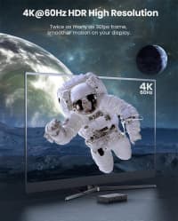KVM sviç Ugreen 4 in 1 out HDMI 2.0 — şəkil 2