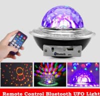 Disko lampa Bluetooth LED ufo kristal sehrli top — şəkil 1