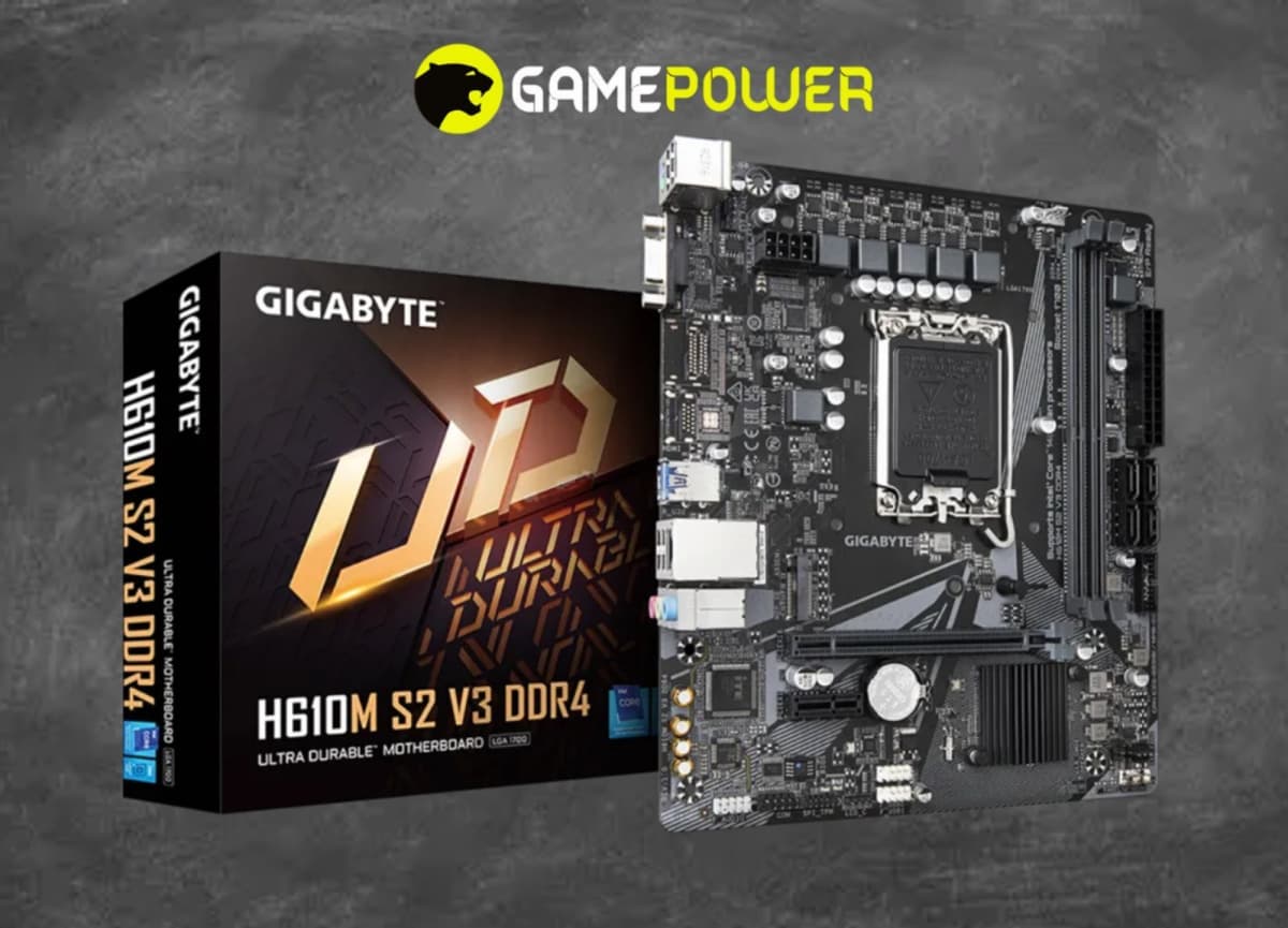 Gigabyte H610M S2 V3 DDR4 Ana Plata