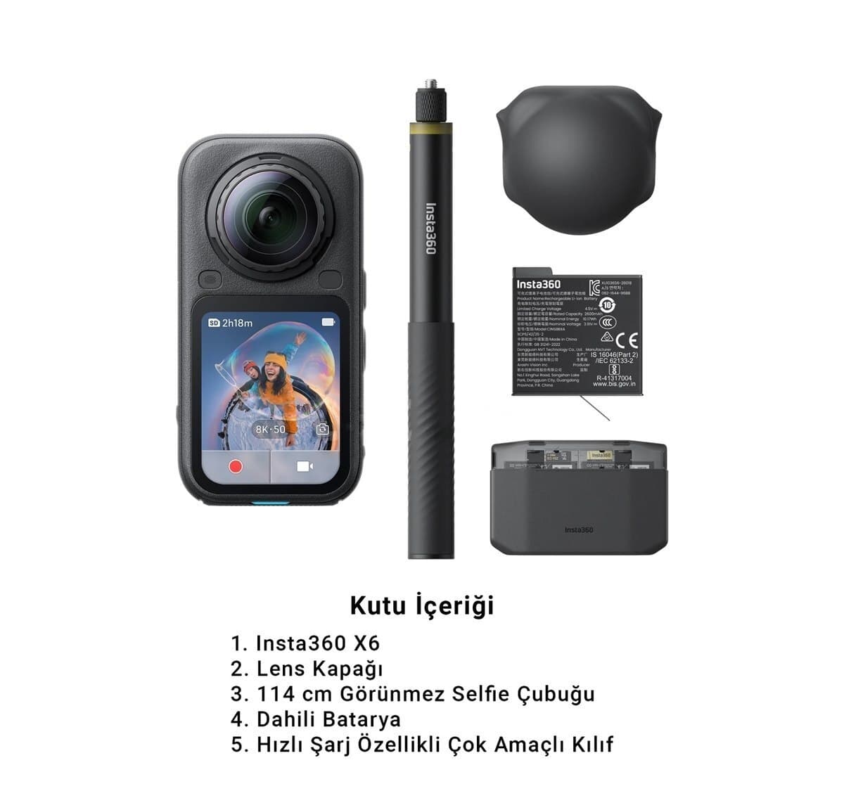 İnsta360 X6 Action Kamera