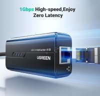 məlumat ötürücü hub "ugreen usb 3.0 hub with gigabit ethernet adapter" — şəkil 3