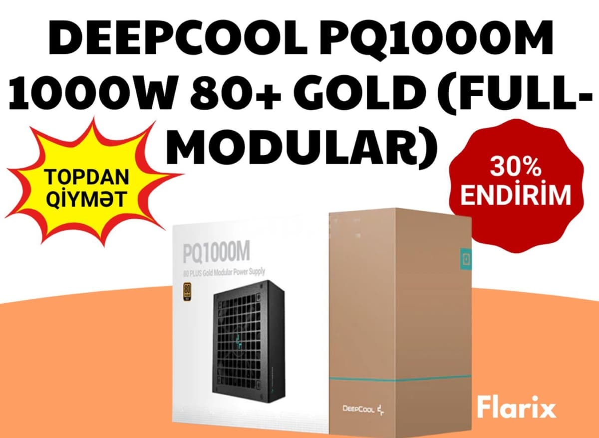 Qida bloku DeepCool PQ1000M 1000W 80+ Gold