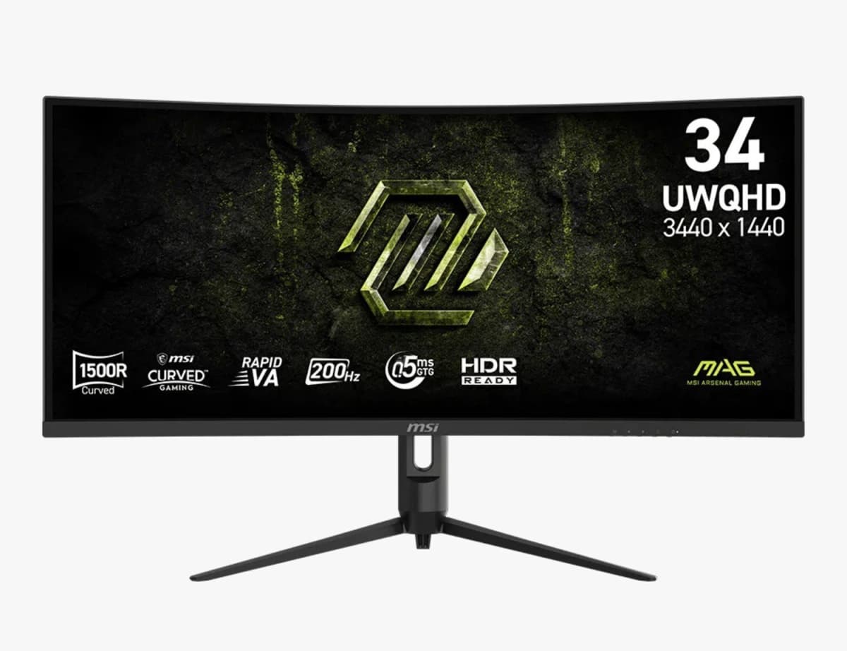 Monitor MSI MAG 342CQRF E20 34" Rapid VA Curved UWQHD