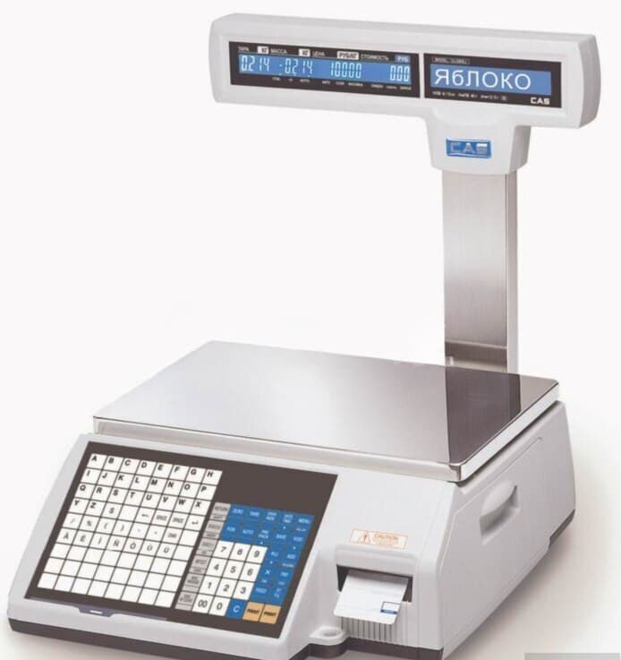 CAS CL5000 Barkodlu Elektron Tərəzi