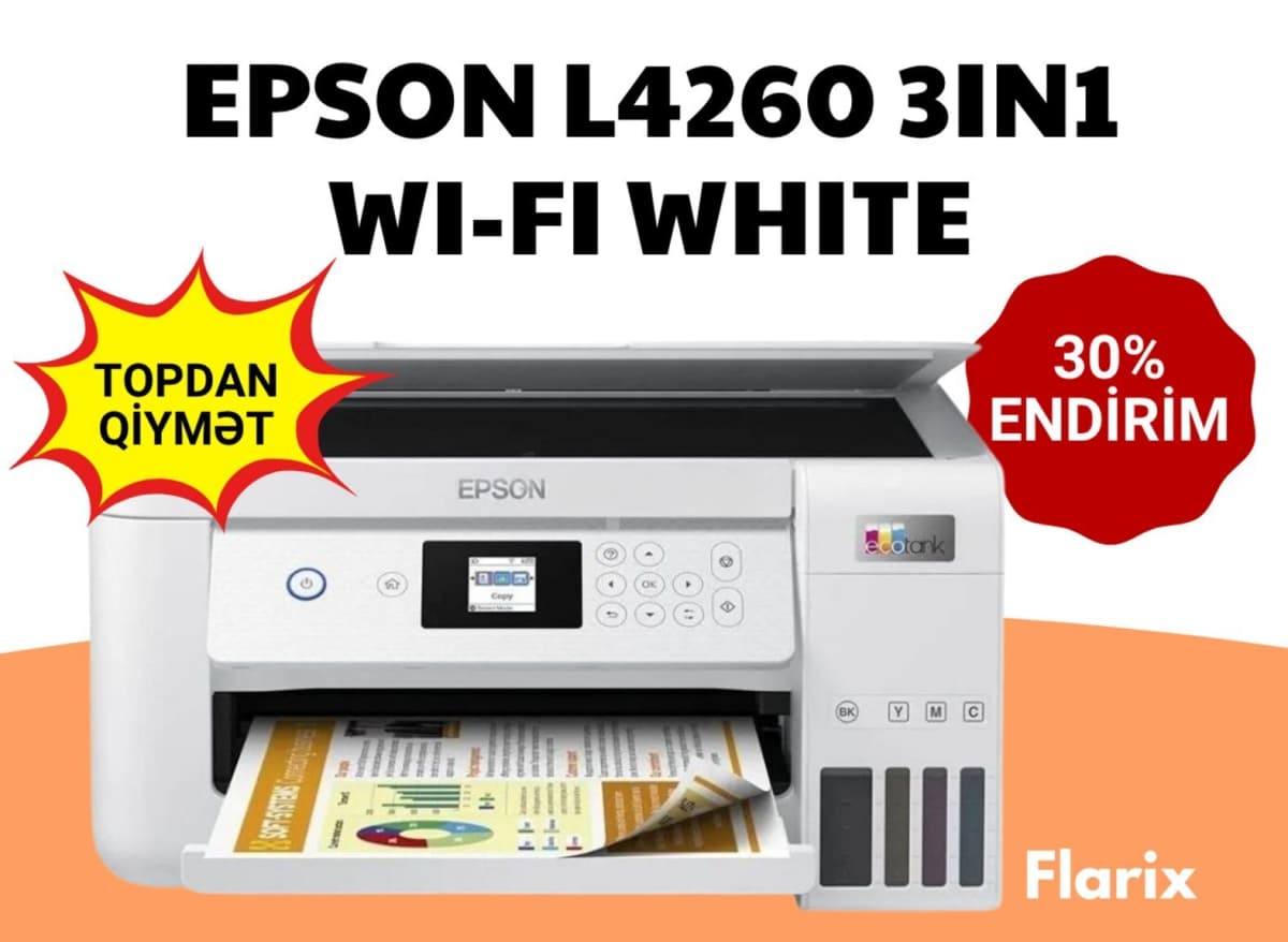 Printer Epson EcoTank L4260 3in1 Wi-Fi ağ