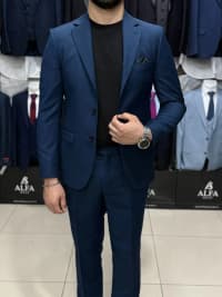 Kişi kostyumu, Qara rəng, Standart ölçü — şəkil 11