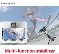 Gimbal stabilizator Q18 selfi çubuğu və tripod — şəkil 7