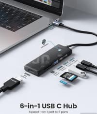 Docking station Orico PWD-6PS-BK-EP 6-in-1 — şəkil 3