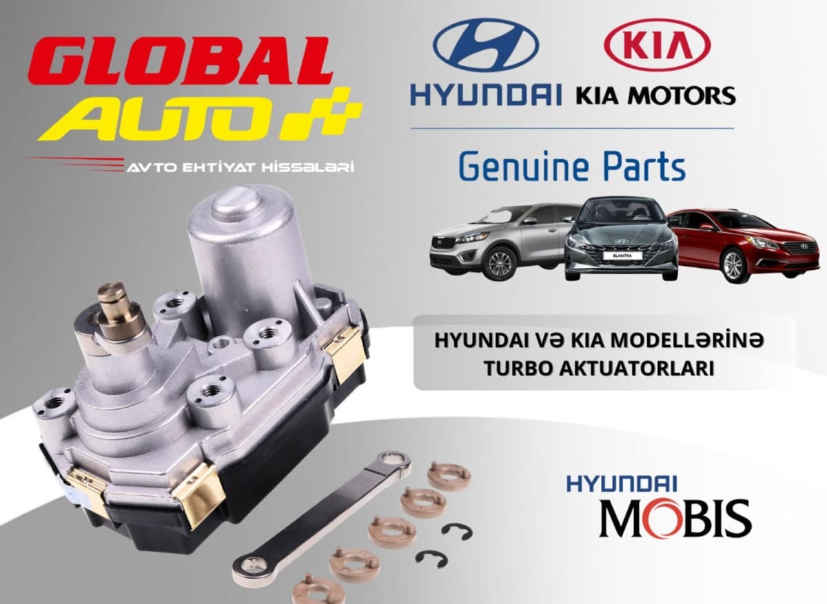 Turbo aktuatoru Hyundai və Kia modelləri üçün