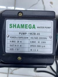 su nasosu shamega 1wzb-45 — şəkil 3