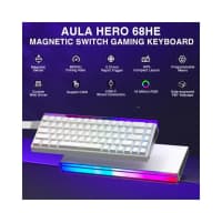 Klaviatura Aula Hero68 Magnetic White — şəkil 2