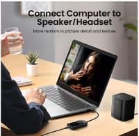Səs kartı Ugreen USB External Stereo Adapter CM129 — şəkil 8