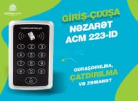 Giriş-çıxışa nəzarət paneli ACM 223-ID — şəkil 1
