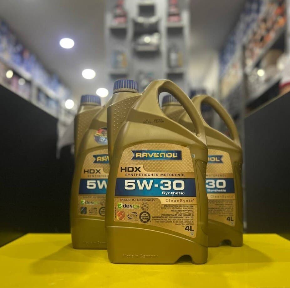 Mühərrik yağı Ravenol 5W30 HDX 4L