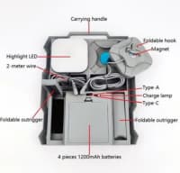 Günəş enerjili portativ işıqlandırma sistemi XK-T60 — şəkil 2