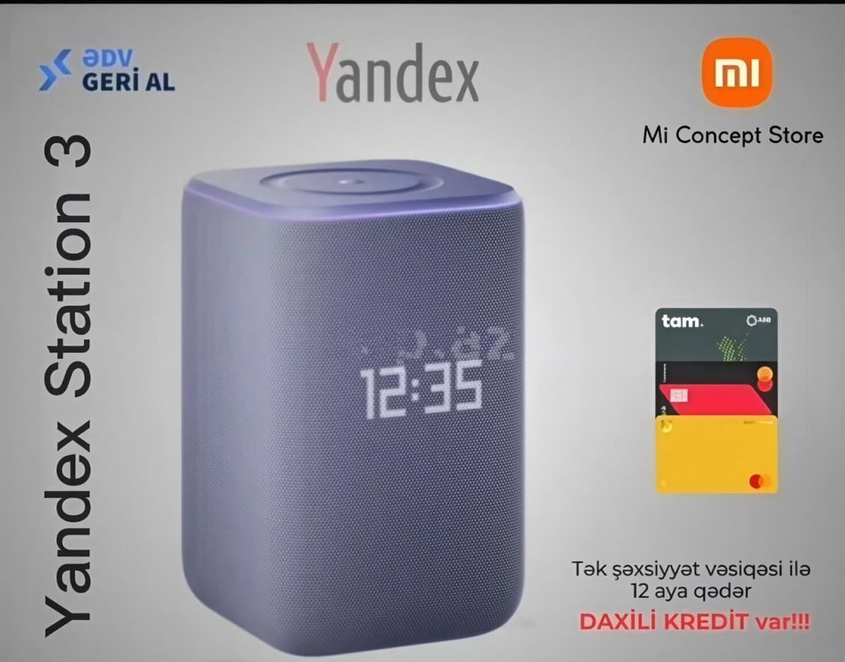 Ağıllı dinamik Yandex Station 3 Purple