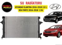 Su radiatoru Hyundai Elantra 2016-2018 — şəkil 2