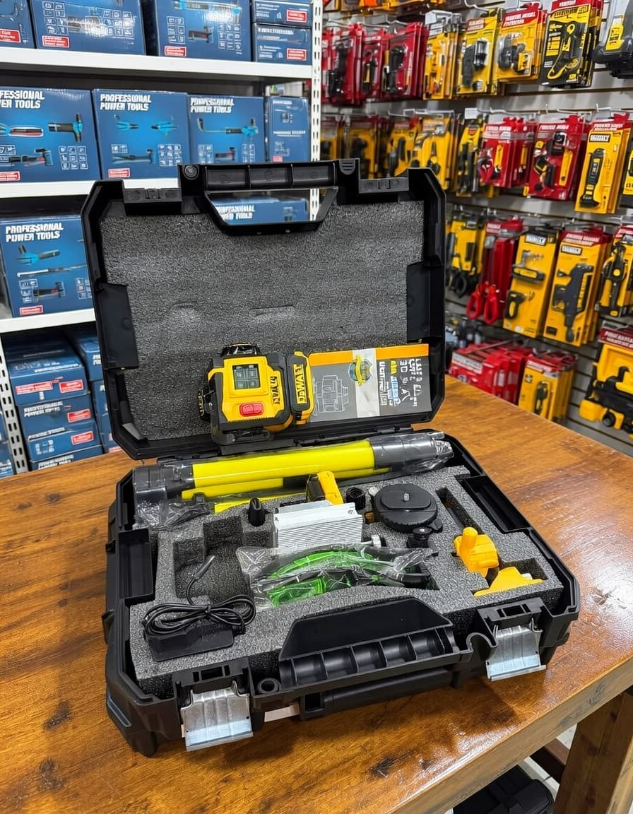 DeWalt 4D Yaşıl Xəttli Lazer Tərəzi