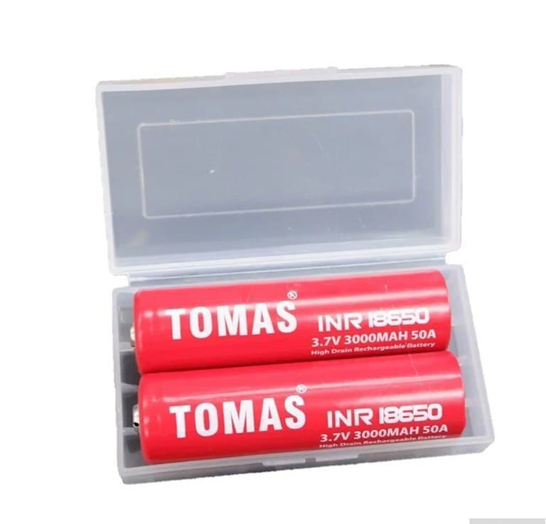 Tomas 18650 3000mAh 3.7V Akkumulyator (2 ədəd)