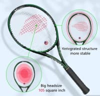Alüminium Tennis Raketi 280g — şəkil 5