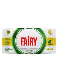 Fairy Limon Ətirli Səth Təmizləyici Nəm Salfetlər, 100 ədəd — şəkil 2