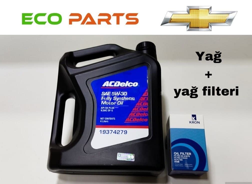 Mühərrik yağı ACDelco 5W-30 və yağ filtri