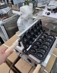Professional Yumurta Formalı Vafli Aparatı 1800W — şəkil 8