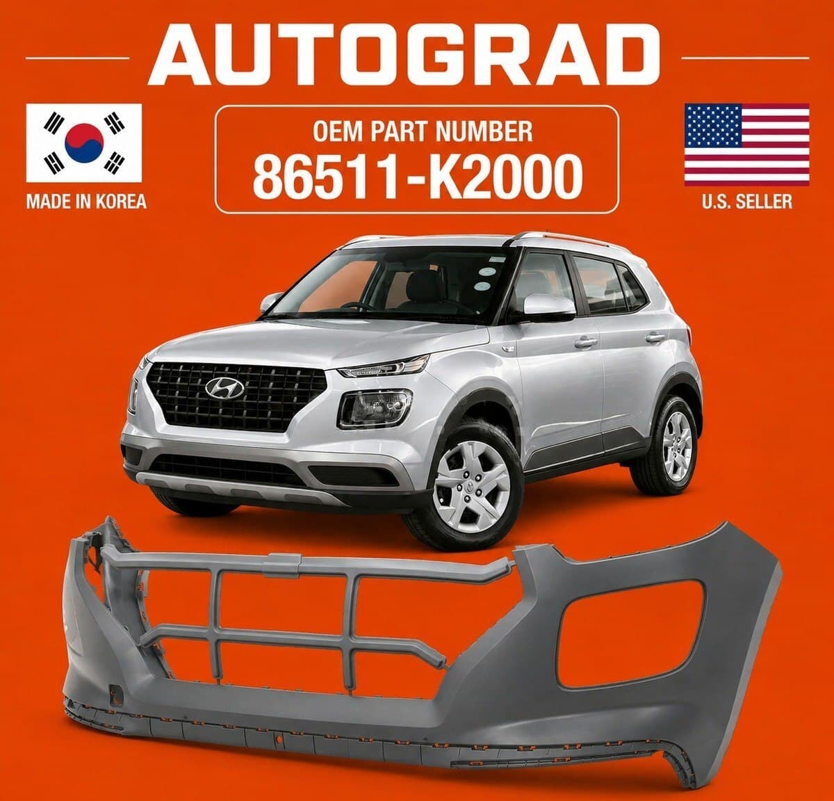 Ön bufer Hyundai Venue 2019-2023