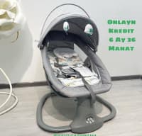 Uniseks yelləncəyi, Mavi rəng Uniseks uşaq yelləncəyi, Mavi rəng — şəkil 1