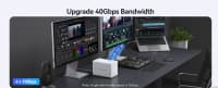 SSD qutusu Orico 4 bay NVMe 40Gbps — şəkil 9