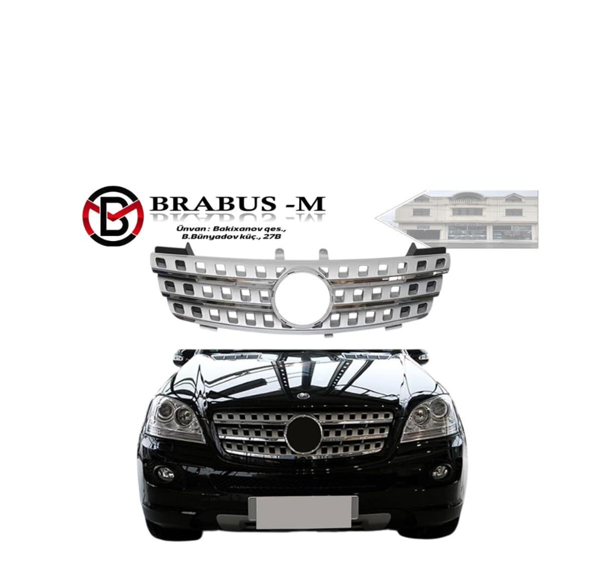 Radiator barmaqlığı Mercedes ML W163