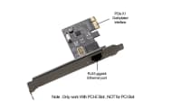 Şəbəkə kartı PCI-E to RJ45 1 Gbps Gigabit Ethernet — şəkil 2