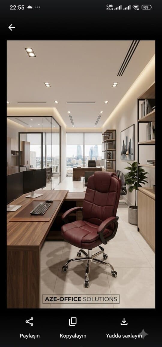 Qarışıq rəng, Ofis üçün kreslo