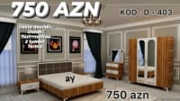 Laminat material yataq otağı dəsti, Qarışıq rəng — şəkil 2
