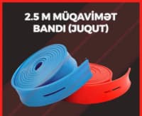 2.5 metr Fitnes Rezin Bant (Juqut) — şəkil 1