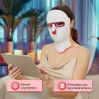 LED üz maskası 7 rəngli kosmetik cihaz — şəkil 5
