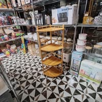Bambuk material rəf, Qəhvəyi rəng — şəkil 1