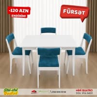 Masa-stul dəsti, Ağ rəng — şəkil 3