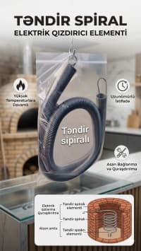 Elektrik təndirləri üçün qızdırıcı spiral — şəkil 4