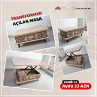 Jurnal masası Qızılı rəng, Transformer — şəkil 1