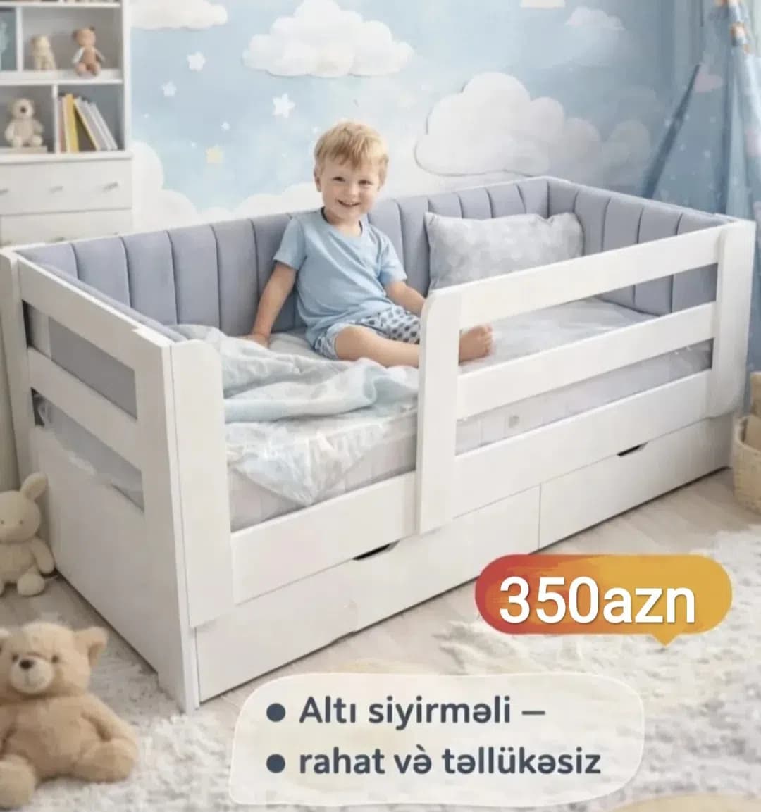 Tək nəfərlik çarpayı uşaq üçün, Qarışıq rəng