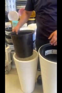Plastik vazo dibçəklər — şəkil 9