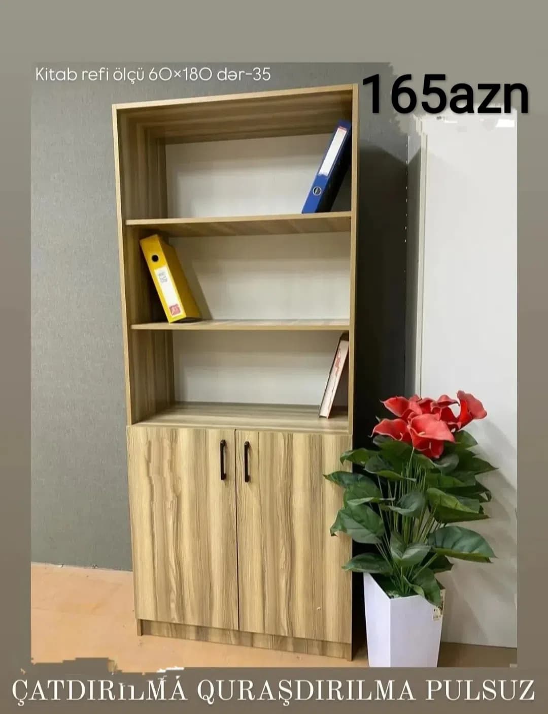 Ofis dolabı Kitab dolabı, Qarışıq rəng