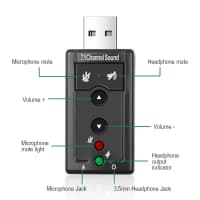 Audio Aksesuarları - AUX, USB Səs Kartları, Adapterlər — şəkil 8