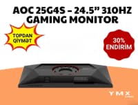 AOC 25G4S 24.5" 310Hz Gaming Monitor — şəkil 2